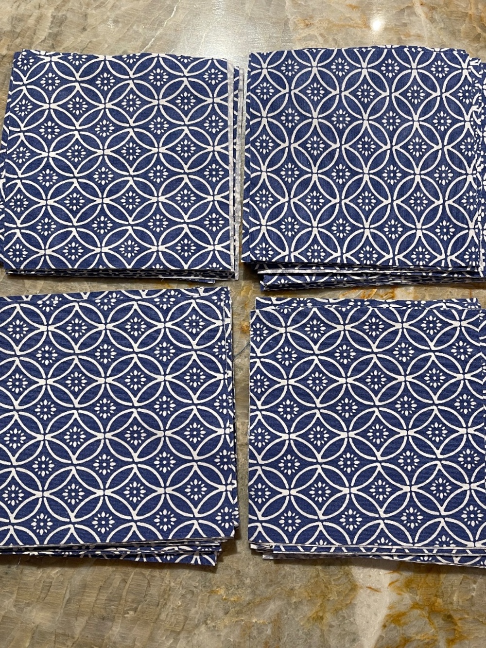 5" Inch Quilt Squares 100 Count Repurposed Fabric (2 Sets Available)